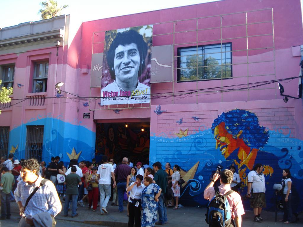 Hostal Barrio Brasil Santiago Exterior foto